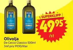 Nya Pulsen De Cecco Olivolja erbjuda