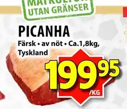 Matvärlden Tensta PICANHA erbjuda