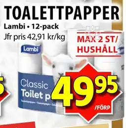 Matvärlden Tensta TOALETTPAPPER erbjuda