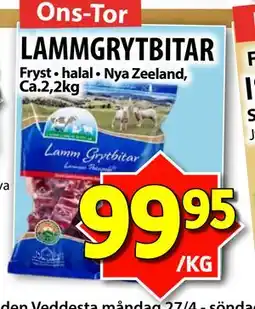 Matvärlden Tensta LAMMGRYTBITAR erbjuda