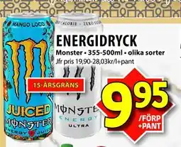 Matvärlden Tensta ENERGIDRYCK erbjuda