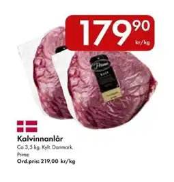 Snabbgross PRIME Kalvinnanlår erbjuda