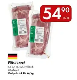 Snabbgross WESTFLEISCH Fläskkarré erbjuda