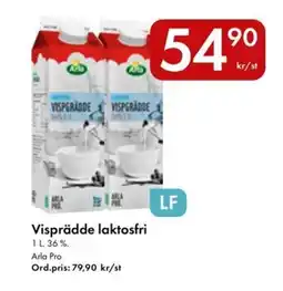 Snabbgross ARLA Visprädde laktosfri erbjuda