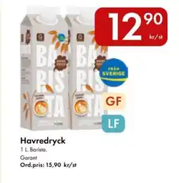 Snabbgross GARANT Havredryck erbjuda