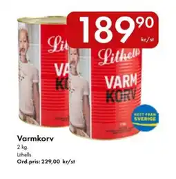Snabbgross LITHELLS Varmkorv erbjuda