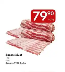 Snabbgross Bacon skivat erbjuda