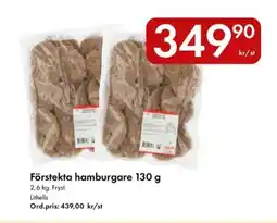 Snabbgross LITHELLS Förstekta hamburgare erbjuda