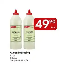 Snabbgross RYDBERGS Avocadodresing erbjuda