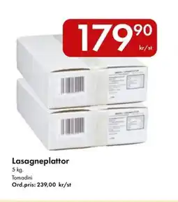 Snabbgross TAMADINI Lasagneplattor erbjuda