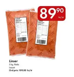 Snabbgross LAZZAT Linser erbjuda