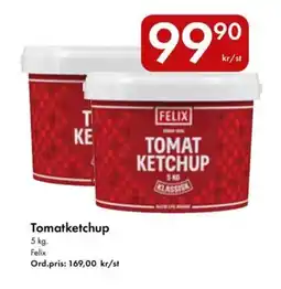 Snabbgross FELIX Tomatketchup erbjuda