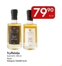 Snabbgross PLANTIN Tryffelolja erbjuda