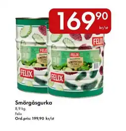 Snabbgross FELIX Smörgåsgurka erbjuda