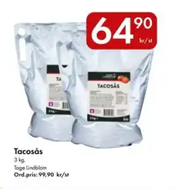 Snabbgross TAGE LINDBLOM Tacosȧs erbjuda