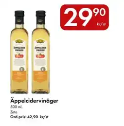 Snabbgross ZETA Äppelcidervinäger erbjuda