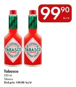 Snabbgross TABASCO Tabasco erbjuda