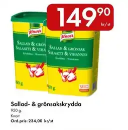 Snabbgross KNORR Sallad- & grönsakskrydda erbjuda