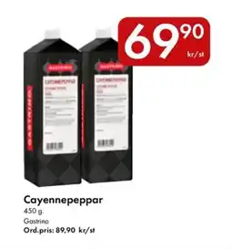 Snabbgross GASTRINO Cayennepeppar erbjuda