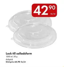 Snabbgross Lock till salladsform erbjuda