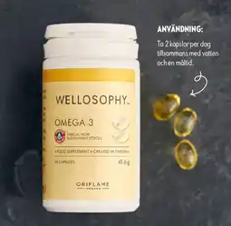 Oriflame WELLOSOPHY Omega 3 erbjuda