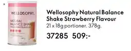 Oriflame WELLOSOPHY Natural Balance Shake Strawberry Flavour erbjuda