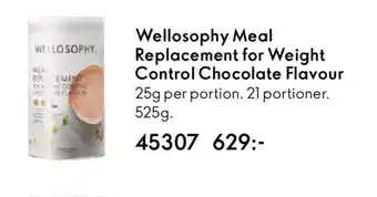 Oriflame WELLOSOPHY Meal Replacement for Weight Control Chocolate Flavour erbjuda