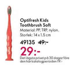 Oriflame OPTIFRESH Kids Toothbrush Soft erbjuda