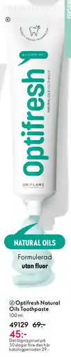 Oriflame OPTIFRESH Natural Oils Toothpaste erbjuda