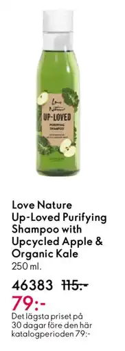 Oriflame LOVE NATURE Up-Loved Purifying Shampoo with Upcycled Apple & Organic Kale erbjuda