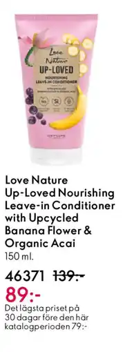 Oriflame LOVE NATURE Up-Loved Nourishing Leave-in Conditioner with Upcycled Banana Flower & Organic Acai erbjuda