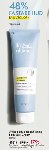 Oriflame THE BODY EDITION Firming Body Gel-Cream erbjuda