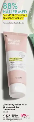 Oriflame THE BODY EDITION Anti- Stretch mark Body Concentrate erbjuda
