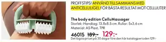 Oriflame THE BODY EDITION CelluMassager erbjuda
