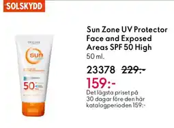 Oriflame SUN ZONE UV Protector Face and Exposed Areas SPF 50 High erbjuda