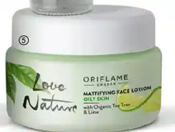 Oriflame LOVE NATURE Mattifying Face Lotion with Organic Tea Tree & Lime erbjuda