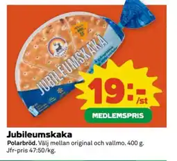 Coop Jubileumskaka erbjuda