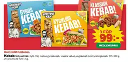 Coop SCHYSST KÄK Kebab erbjuda