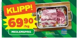 Stora Coop Färsk fläskkarré, Medlemspris erbjuda