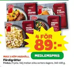 Stora Coop Färdigrätter, Medlemspris erbjuda