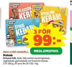 Stora Coop Kebab, Medlemspris erbjuda