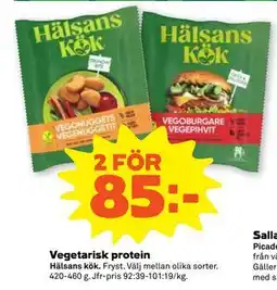 Stora Coop Vegetarisk protein erbjuda