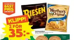 Stora Coop Choklad/gräddkola erbjuda