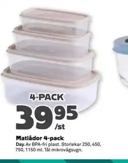 Stora Coop Matlådor 4-pack erbjuda
