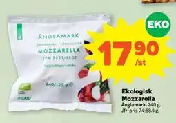 Stora Coop Ekologisk Mozzarella erbjuda