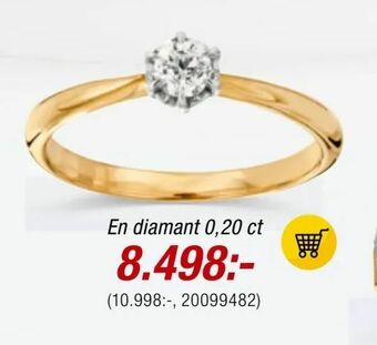 Guldfynd En diamant 0,20 ct erbjuda