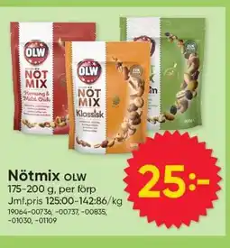 DollarStore Nötmix OLW erbjuda
