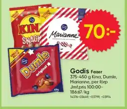 DollarStore Godis Fazer erbjuda