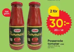 DollarStore Passerade tomater STAR erbjuda