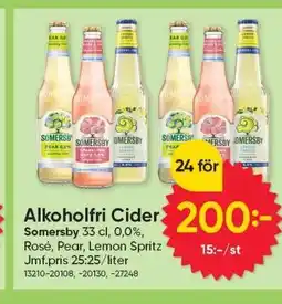 DollarStore Alkoholfri Cider Somersby erbjuda